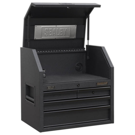 Sealey Topchest 4 Drawer 660mm with Soft Close Drawers & Power Strip AP2704BE Sealey - Dynamic Drive