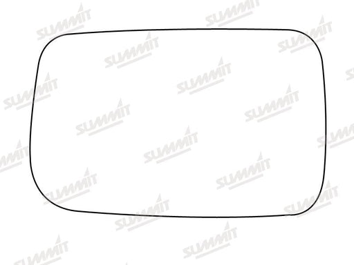 Summit Stick-On Anti Dazzle Mirror Glass fits BMW 3 Series LHS Summit - Dynamic Drive