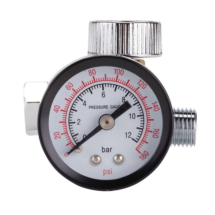 Draper 1/4" BSP On-Gun Air Regulator and Gauge, 180psi 28379 Draper - Dynamic Drive