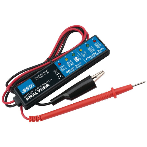 Draper Battery and Alternator Analyser for 12V DC Systems 41026 Draper - Dynamic Drive