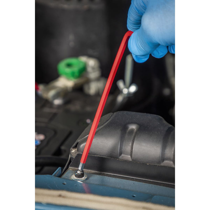 Sealey Ball-End Hex Key Set 11pc Anti-Slip Extra-Long Metric AK7164 Sealey - Dynamic Drive