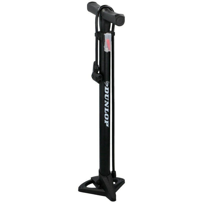 Dunlop Floor Bike Air Pump Stable Foot Car Football Inflatables 12Bar Presta Uk Dunlop  - Dynamic Drive