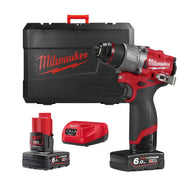Milwaukee M12 FDD2 Fuel 12v Cordless Brushless Drill Driver 2 x 6ah Li-ion Milwaukee - Dynamic Drive