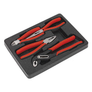 Sealey Pliers Set 4pc AK8579 Sealey - Dynamic Drive