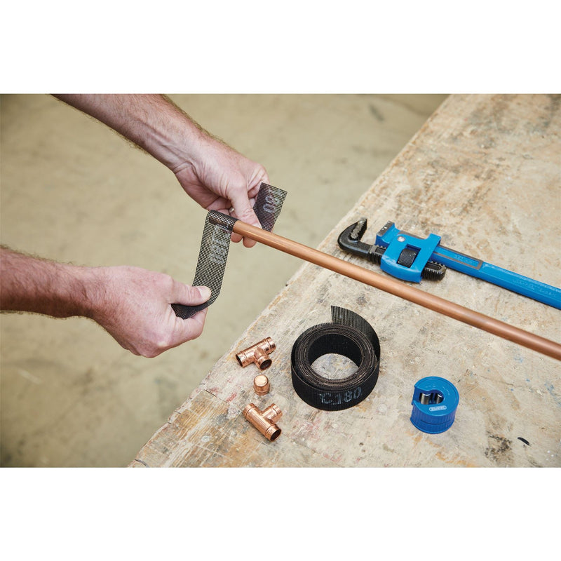 Draper Silicon Carbide Abrasive Roll, 38mm x 5m, 180 Grit 37791 Draper - Dynamic Drive