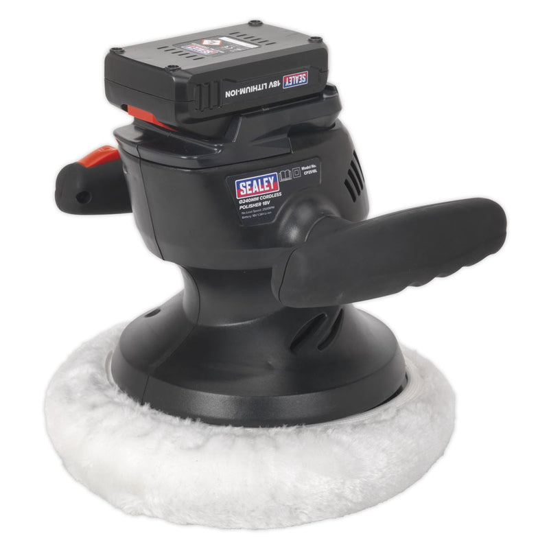 Sealey Cordless Polisher240mm 18V Lithium-ion CP2518L Sealey - Dynamic Drive