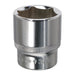 Sealey WallDrive Socket 30mm 1/2"Sq Drive Fully Polished SP1230 Sealey - Dynamic Drive
