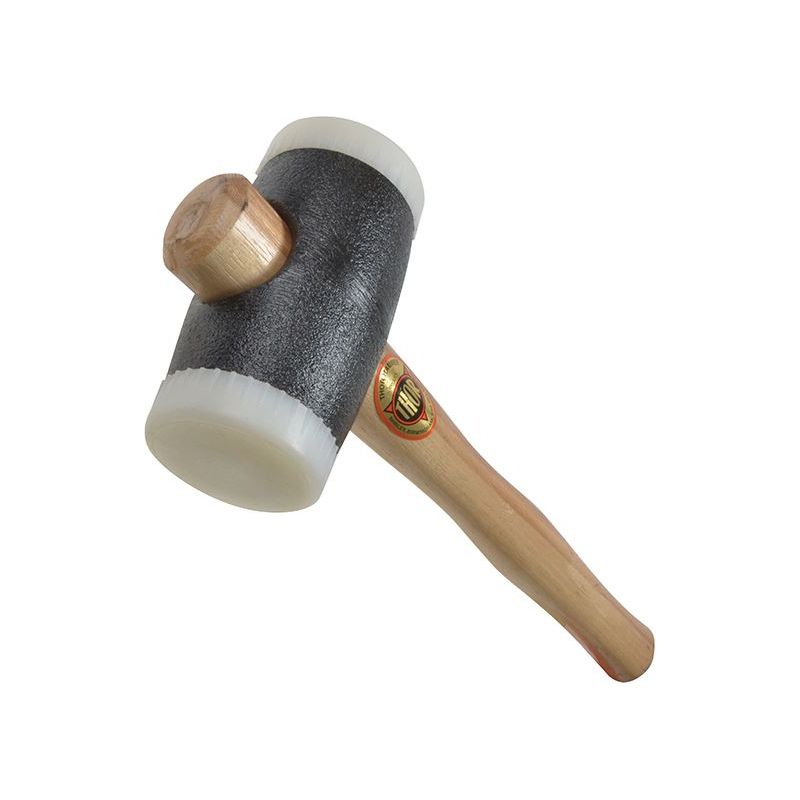 Thor 720N Nylon Hammer Wood Handle 63mm with Cast Iron Head 2200g Thor - Dynamic Drive