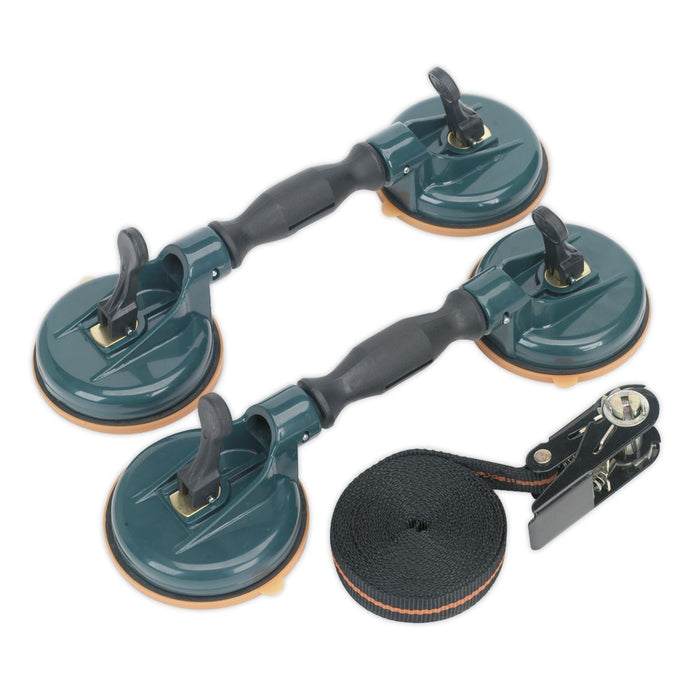 Sealey Windscreen Handling Kit 3pc WK1 Sealey - Dynamic Drive