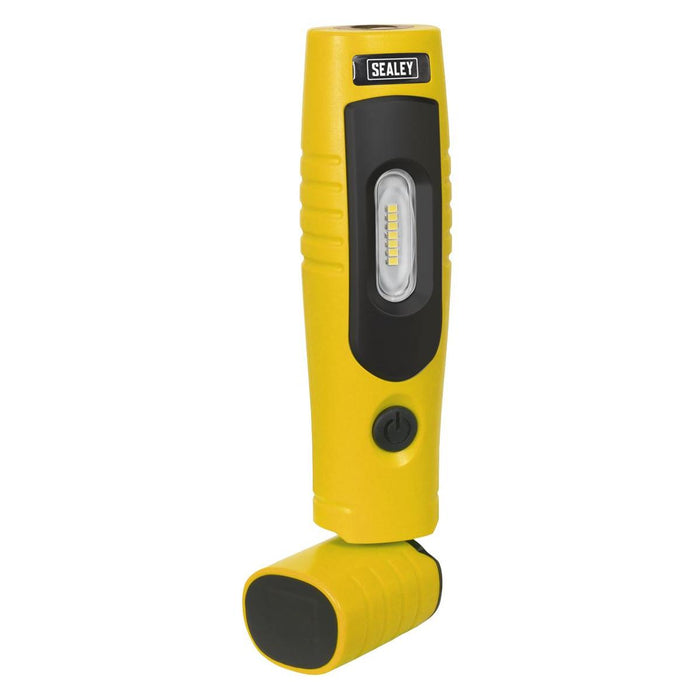 Sealey Rechargeable 360 Inspection Light 7 SMD & 3W SMD LED Yellow Lithium-ion Sealey - Dynamic Drive