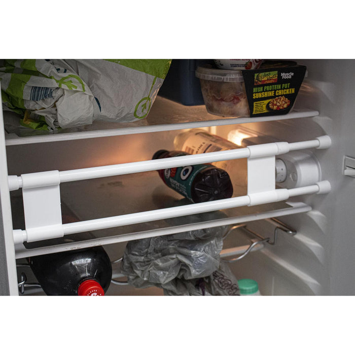 2 x Caravan Motorhome Boat RV Cupboard Fridge Double Retaining Bars 40.5 - 71cm Via Mondo  - Dynamic Drive