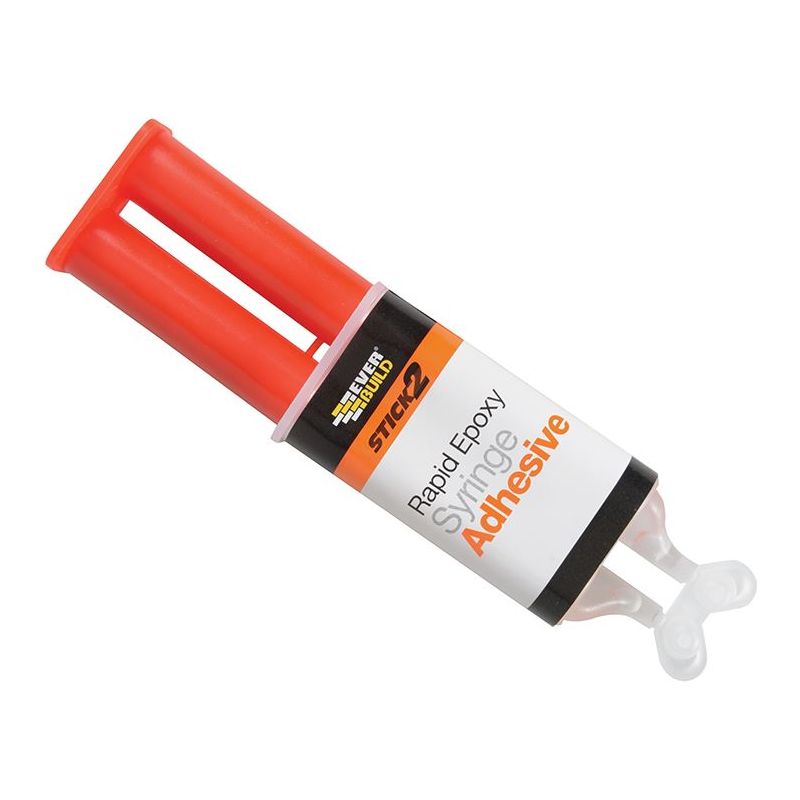 Everbuild Sika STICK2® Rapid Epoxy Syringe 24ml Everbuild Sika - Dynamic Drive