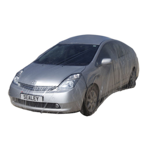 Sealey Large Temporary Universal Disposable Car Cover Bodyshop Valet Garage Sealey  - Dynamic Drive