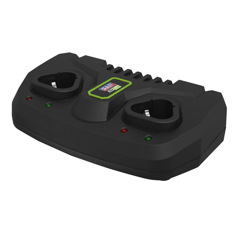 Sealey Fast Charge Dual Battery Charger for 10.8V SV10.8 Series CP108VMC2 Sealey - Dynamic Drive