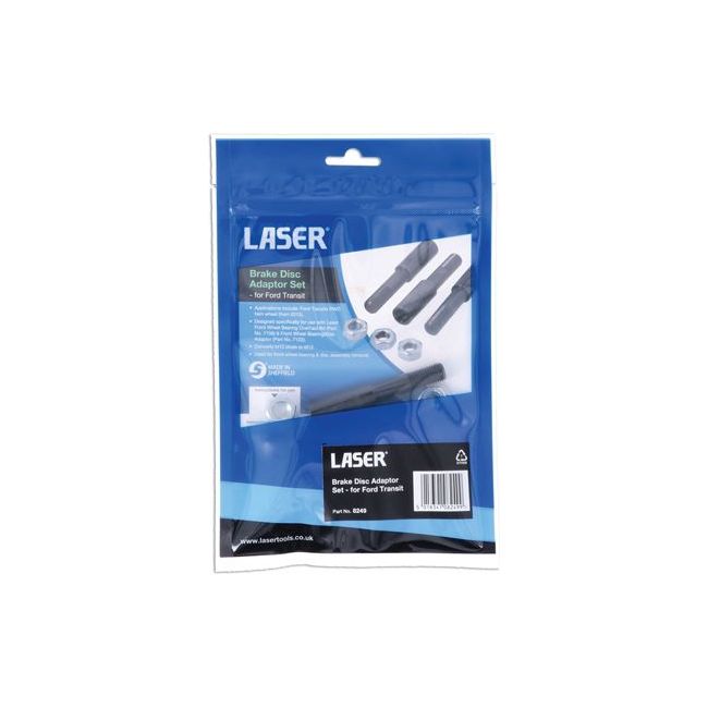 Laser Brake Disc Adaptor Set - for Ford Transit 8249 Laser - Dynamic Drive