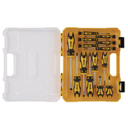Draper Screwdriver Set with Case, Yellow (14 Piece) 03988 Draper - Dynamic Drive
