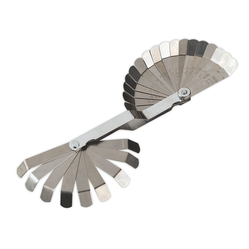 Sealey Feeler Gauge 26 Blade Offset Dual Marked VS515 Sealey - Dynamic Drive