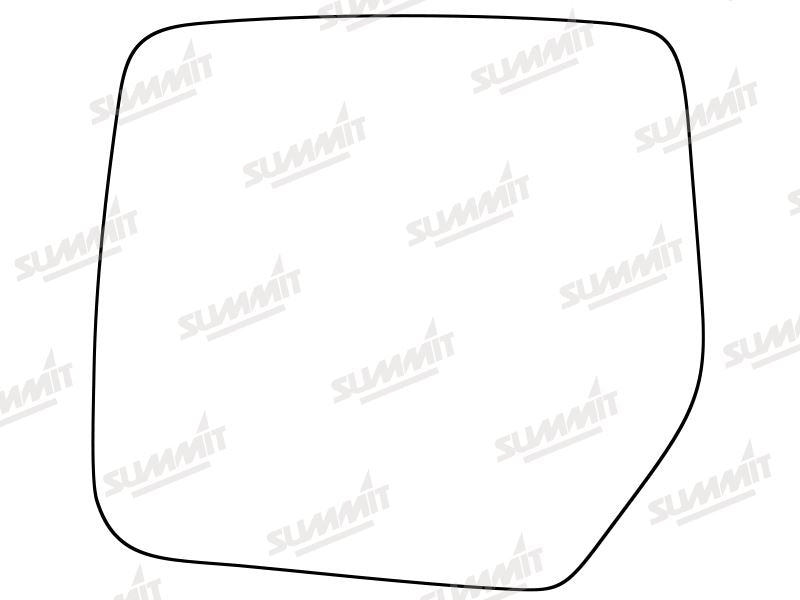 Summit Stick-On Standard Mirror Glass fits Jeep Patriot 08 to 17 LHS Summit - Dynamic Drive