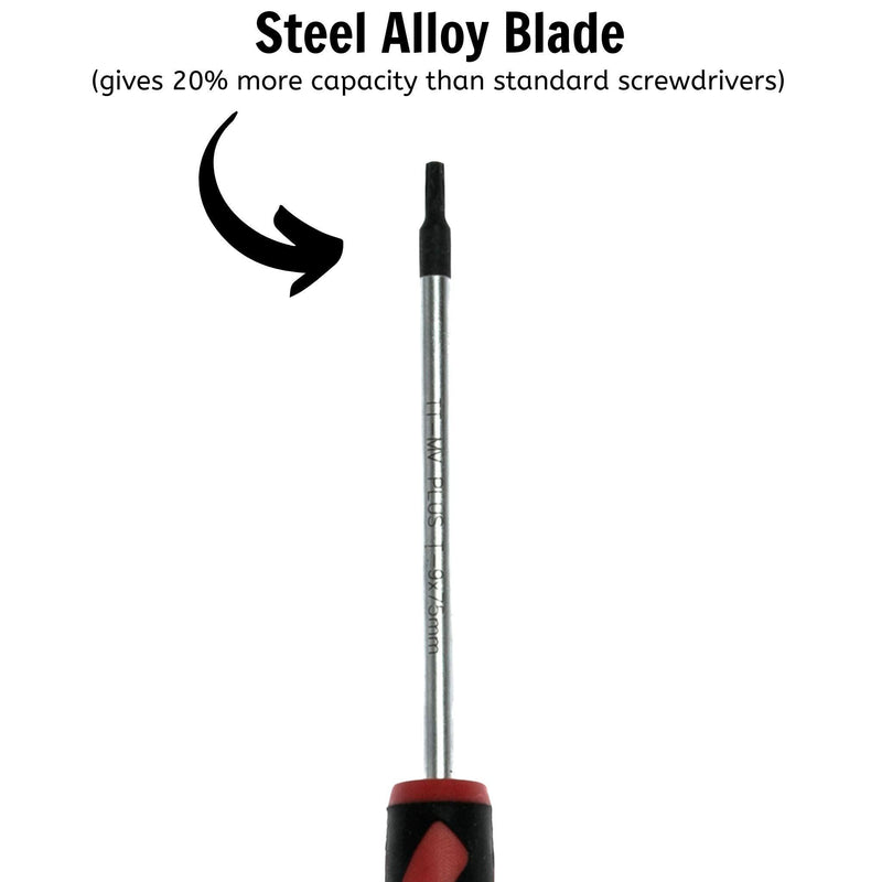 Teng Tools TX Screwdriver TX9 x 75mm S Teng Tools - Dynamic Drive