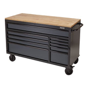 Draper BUNKER Workbench Roller Tool Cabinet, 10 Drawer, 56", Grey 08227 Draper - Dynamic Drive