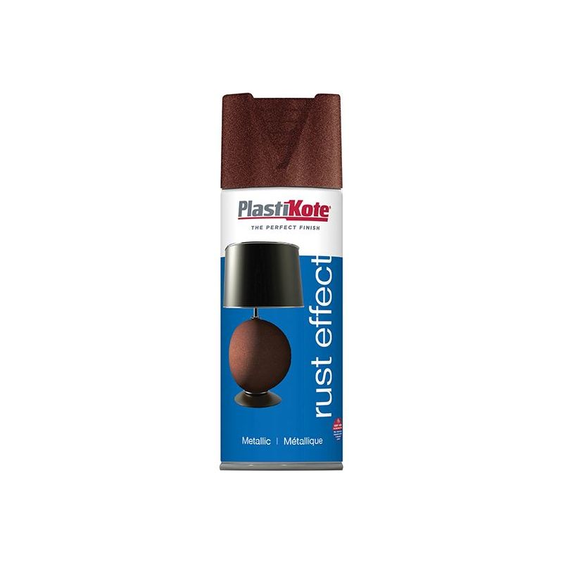 Plastikote Metallic Spray Rust 400ml PlastiKote - Dynamic Drive