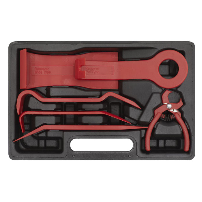 Sealey RT6K 6pc Trim & Upholstery Set in Case Removal Pliers Car Interior Sealey  - Dynamic Drive