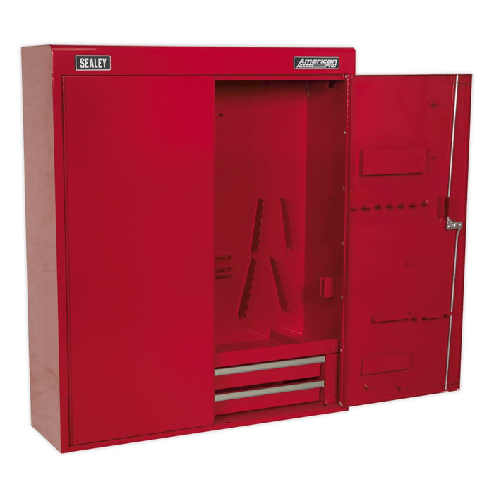 Sealey Wall Mounting Tool Cabinet with 2 Drawers APW750 Sealey - Dynamic Drive