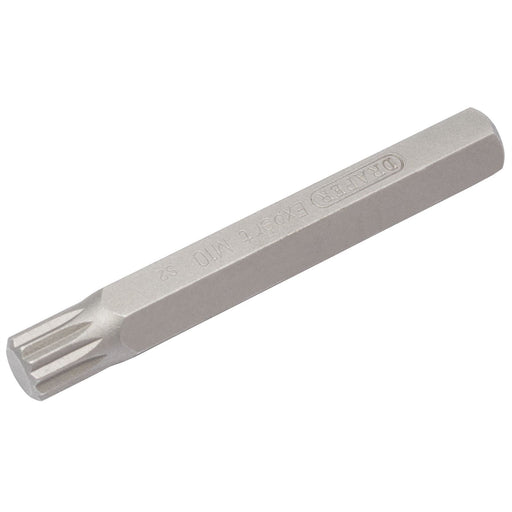Draper M10 x 75mm Spline 10mm Insert Bit for Mechanic's Bit Sets 33348 Draper - Dynamic Drive