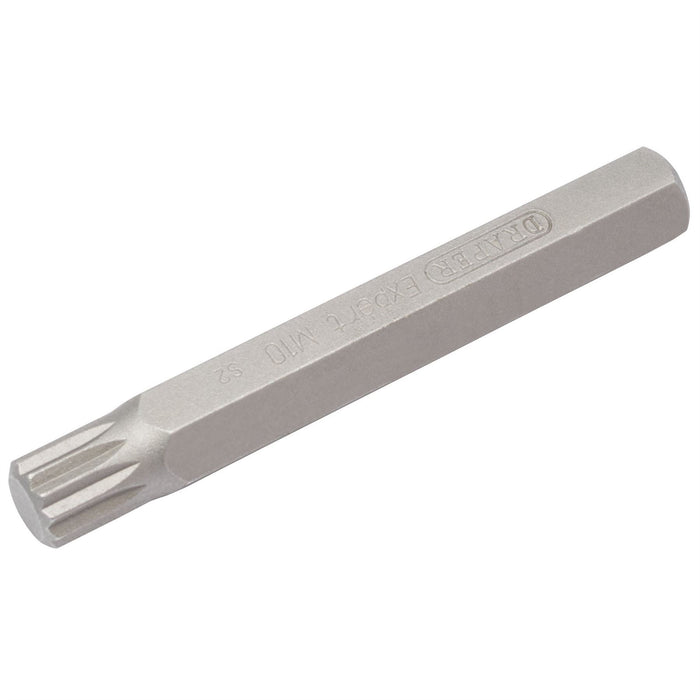 Draper M10 x 75mm Spline 10mm Insert Bit for Mechanic's Bit Sets 33348 Draper - Dynamic Drive