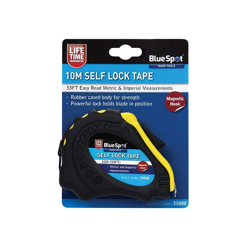 Bluespot Tools Easy Read Magnetic Pocket Tape 10m/33ft (Width 23mm) BlueSpot Tools - Dynamic Drive
