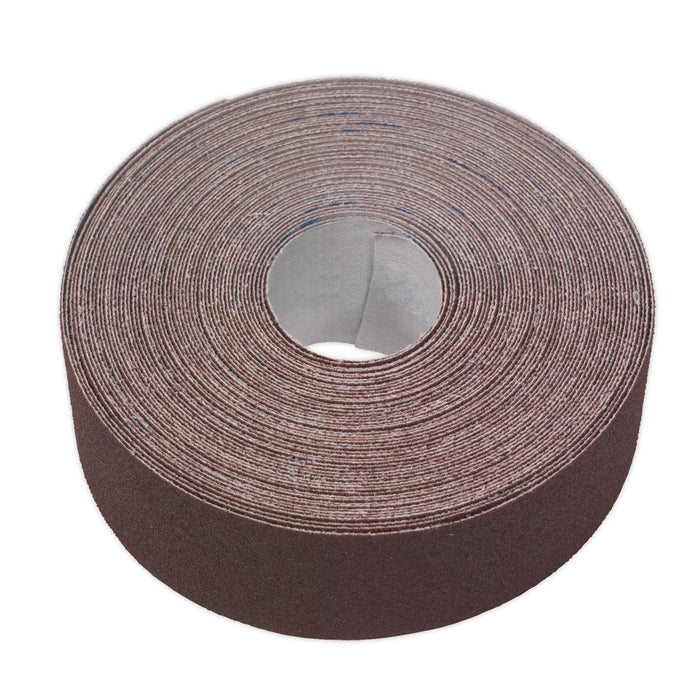 Sealey Emery Roll Brown 50mm x 50m 80Grit ERB505080 Sealey - Dynamic Drive