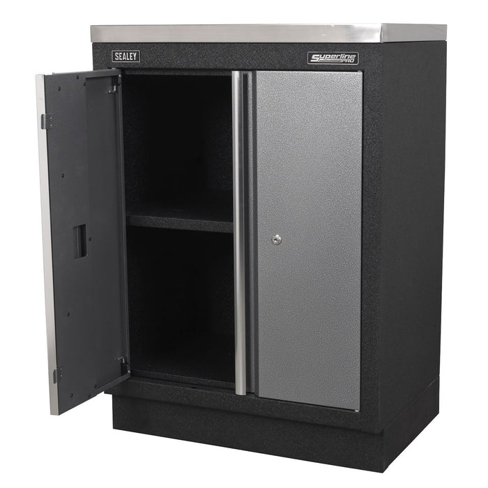 Sealey Modular 2 Door Floor Cabinet 680mm APMS52 Sealey - Dynamic Drive