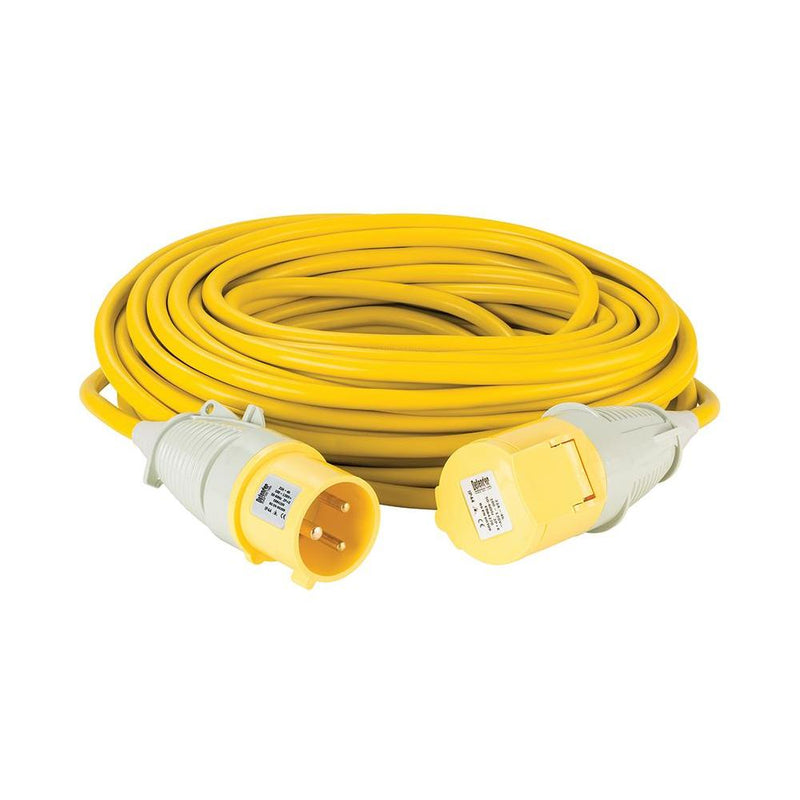 Defender Extension Lead Yellow 4mm2 32A 25m 110V Defender - Dynamic Drive
