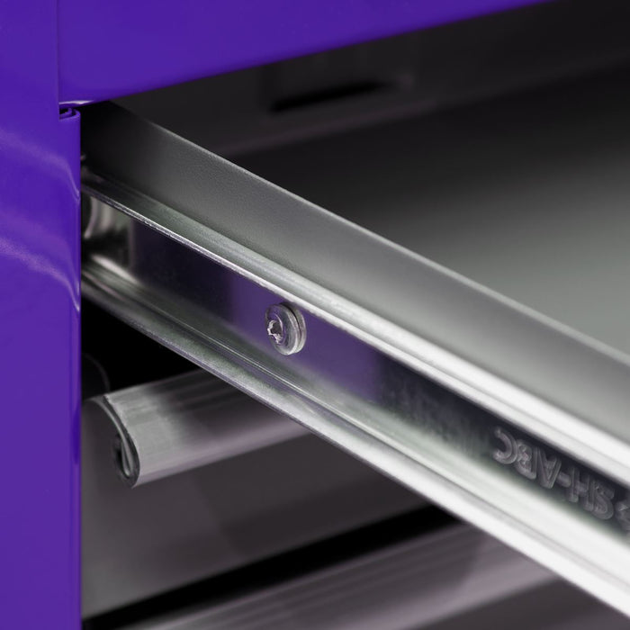 Sealey Topchest & Rollcab Combo 6 Drawer - Purple/Grey AP2200BBCP Sealey  - Dynamic Drive