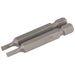 Draper Plain Slot Insert Bit, 3mm, 1/4" Hex, 50mm Long (Pack of 2) 64088 Draper - Dynamic Drive