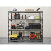 Sealey Heavy-Duty Racking Unit with 4 Mesh Shelves 640kg Capacity Per Level 1956 Sealey - Dynamic Drive