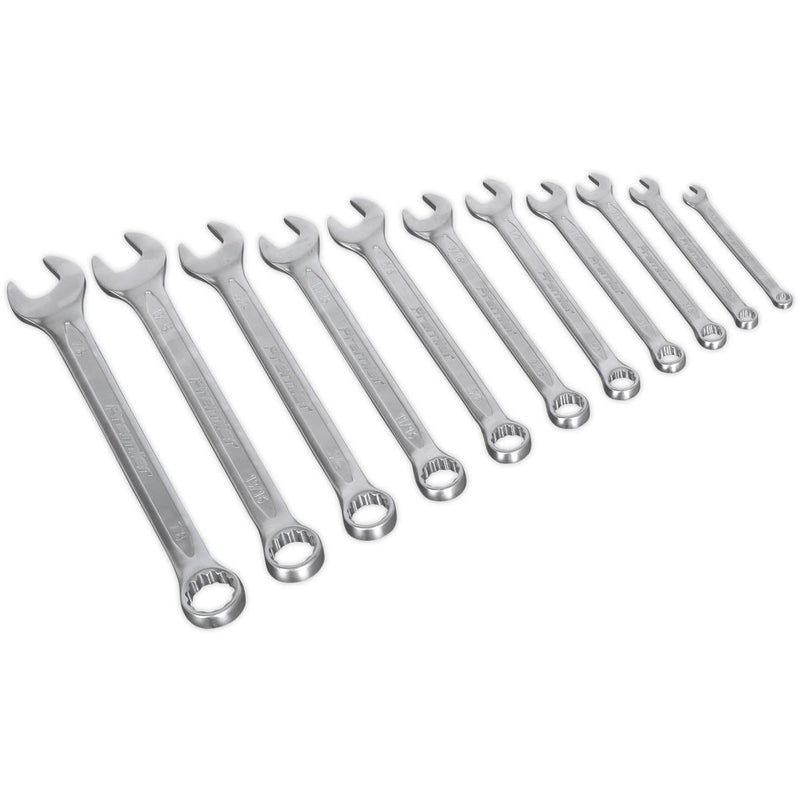 Sealey Combination Spanner Set 11pc Imperial AK63254 Sealey - Dynamic Drive