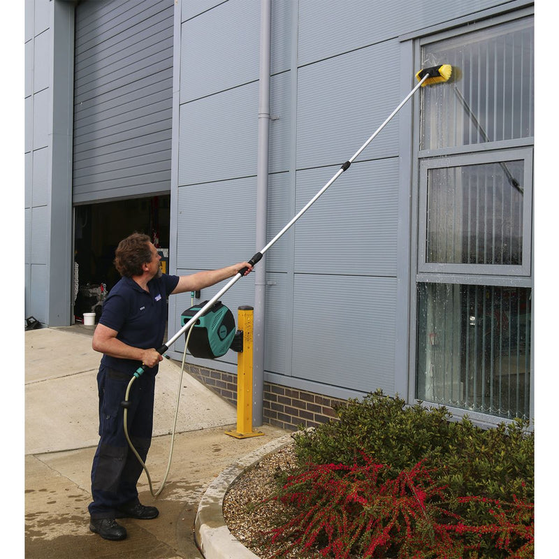 Sealey Five Sided Flo-Thru Brush with 3m Telescopic Handle CC953 Sealey  - Dynamic Drive