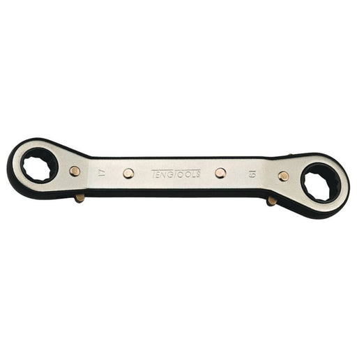 Teng Tools Ratcheting Offset Ring Spanner Metric 7 x 9mm Teng Tools - Dynamic Drive