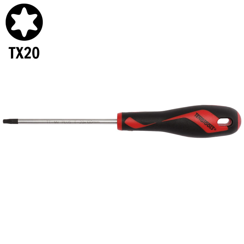 Teng Tools TX Screwdriver TX20 x 100mm M Teng Tools - Dynamic Drive