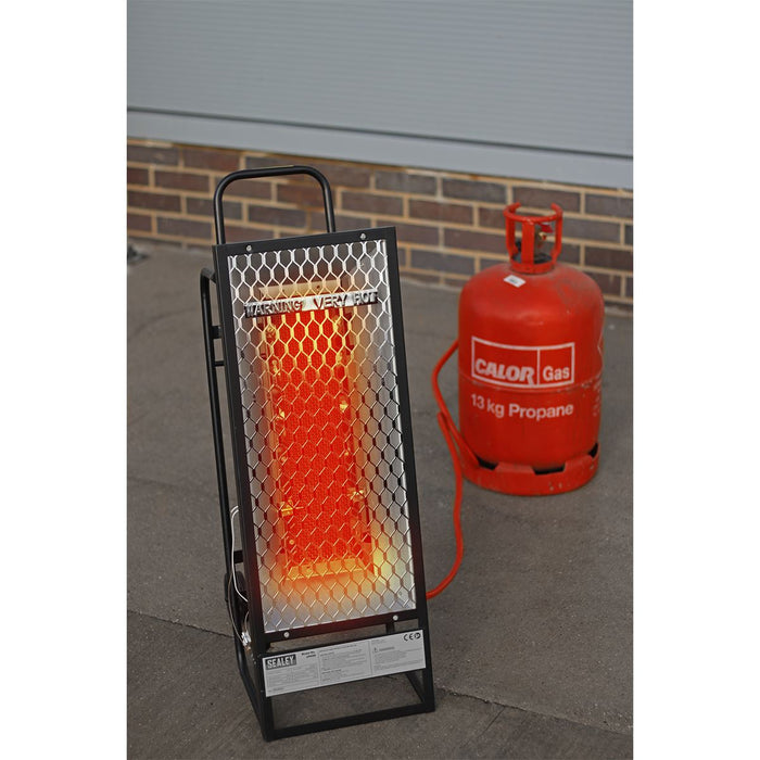 Sealey Space Warmer Industrial Propane Heater 35,000Btu/hr LPH35 Sealey  - Dynamic Drive