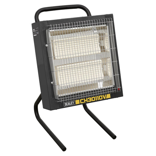 Sealey Ceramic Heater 1.2/2.4kW - 110V Sealey  - Dynamic Drive