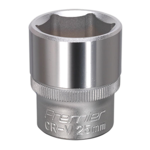 Sealey WallDrive Socket 25mm 1/2"Sq Drive S1225 Sealey - Dynamic Drive
