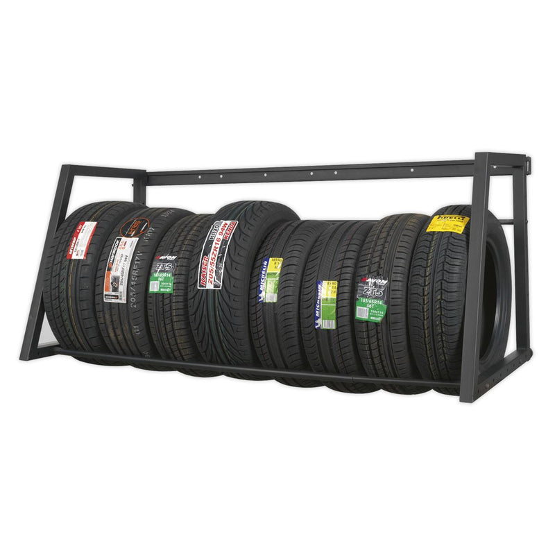 Sealey Extending Tyre Rack Wall or Floor Mounting STR001 Sealey - Dynamic Drive