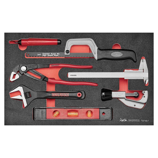 Teng Tools Plumber Tool Set FOAM3 7 Pieces Teng Tools - Dynamic Drive