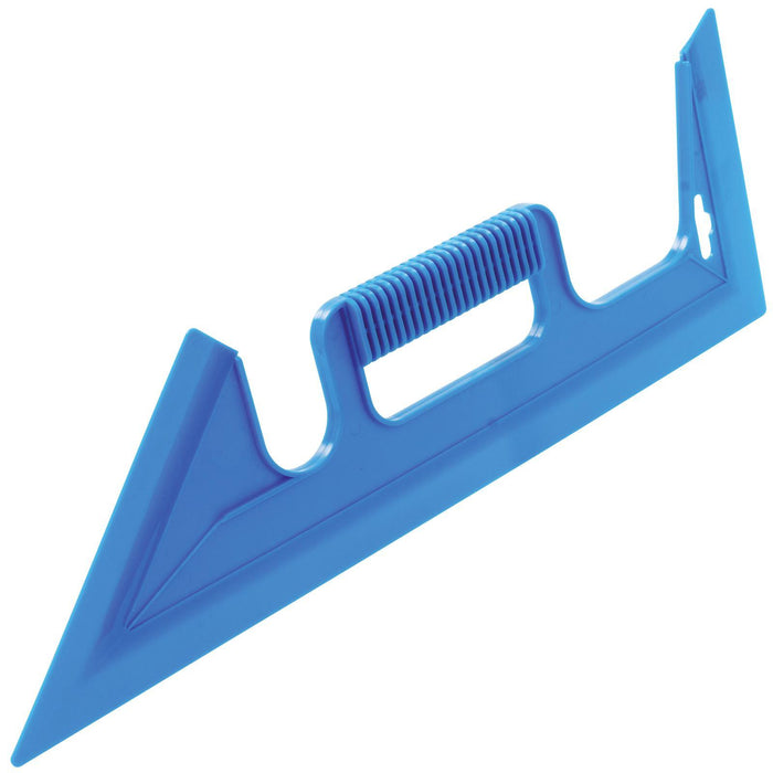 Silverline Paint Shield Guide Wallpaper Window Tiles Masking Decorating 450mm Silverline  - Dynamic Drive