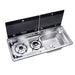 Dometic MO 9722R Burner Hob & RH Sink Unit (2 Burners / No Ignition) Dometic - Dynamic Drive