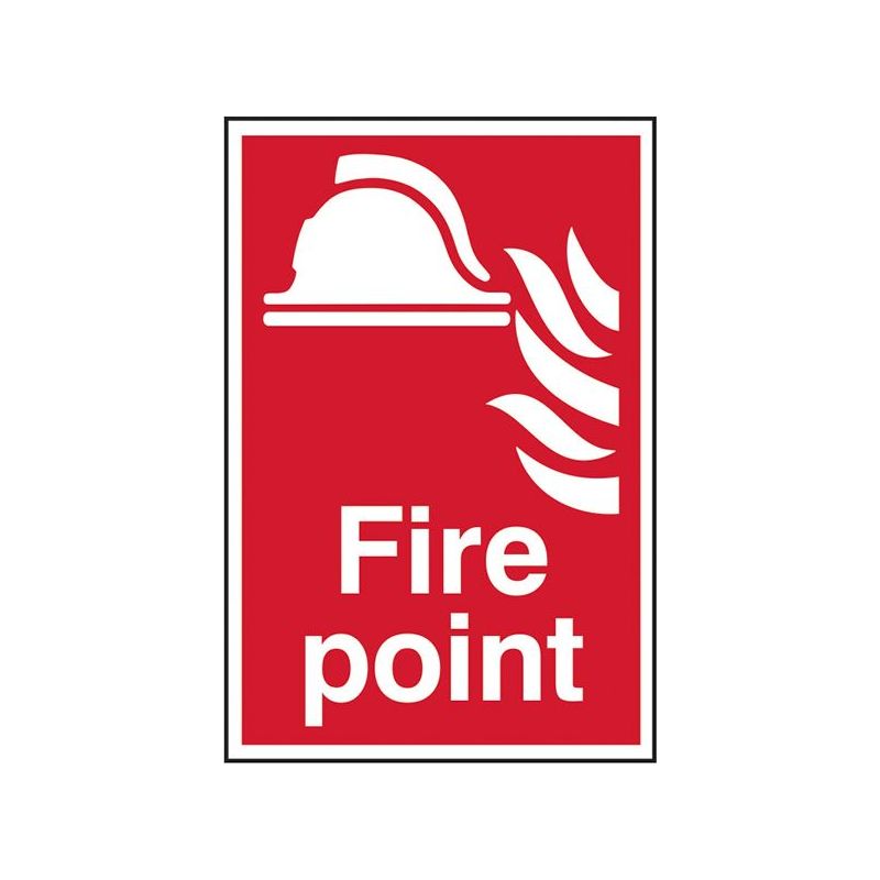 Scan Fire Point - PVC Sign 200 x 300mm Scan - Dynamic Drive