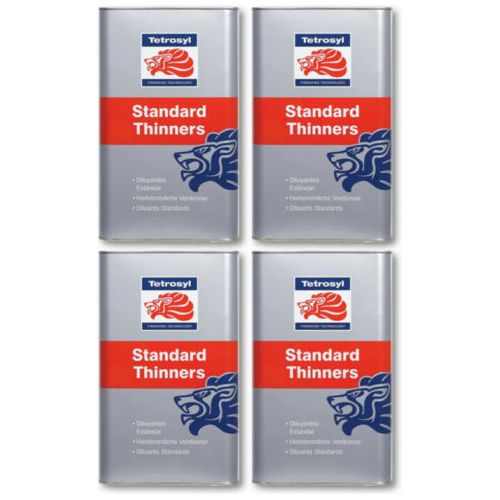 4x Tetrosyl Standard Cellulose Thinners Gun Cleaner Paint Primer Thinner 5L Tetrosyl  - Dynamic Drive