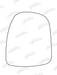 Summit Non-Heated Base Plate With Commercial Mirror Glass fits Vauxhall Vivaro LHS Summit - Dynamic Drive